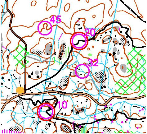 example map with controls